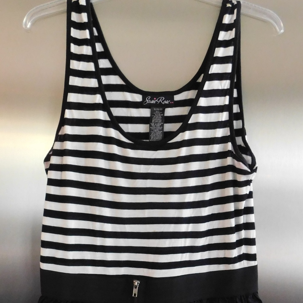 Susie Rose Black & White Dress